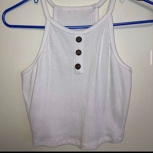 white halter top